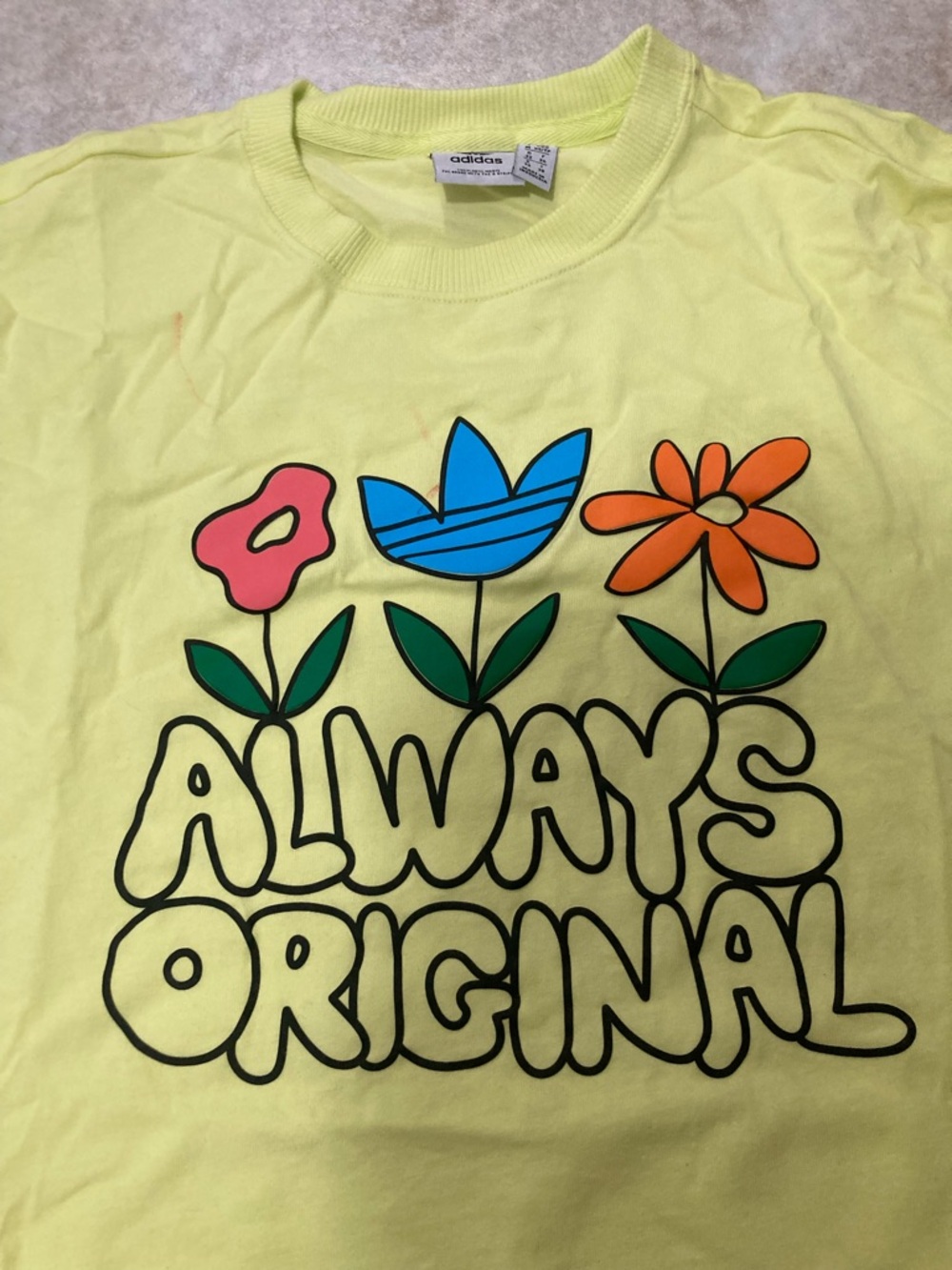 ADIDAS🌷Neon Floral Longsleeve Tee - Picture 14 of 16